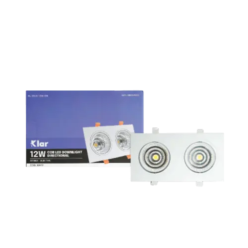 Klar LED COB Directional Downlight Slim White 12W Cool White.png
