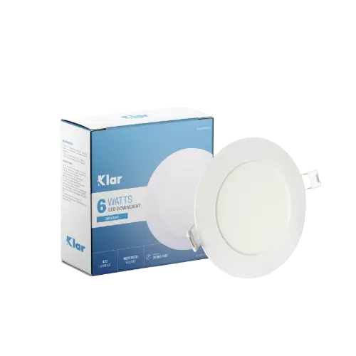 Klar LED Recessed Downlight Round 6W Daylight