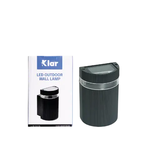Klar LED OUTDOOR WALL LAMP CASING ROUND SINGLE GU10