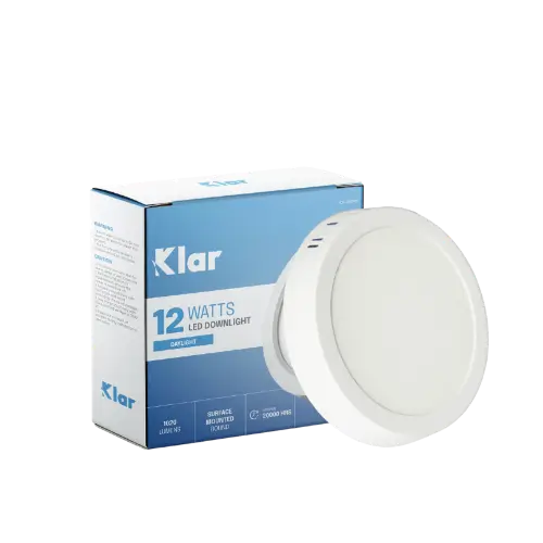 LED Surface Mounted Downlight Round 12W Daylight